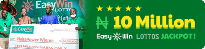 Naira Power Winner,the winner of the first ever 10 Million Easywin lotto jackpot